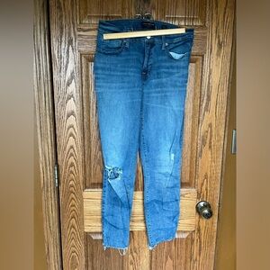 Cropped skinny jeans